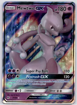 Mewtwo GX 31/68 Hidden Fates Holo Pokemon TCG (NM+) - Image 1