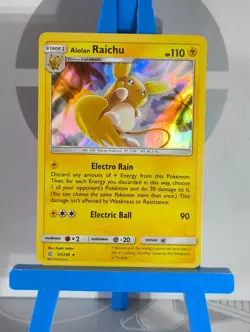 Alolan Raichu 57/236 Holo Rare - Sun & Moon: Unified Minds - Pokemon TCG - Image 4
