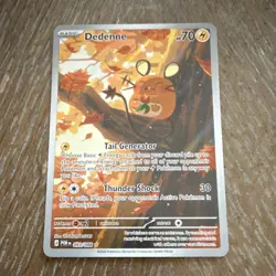 Pokemon Dedenne 093/088 POR Rare Holo Thunder Basic 70 HP Tail Generator - Image 1