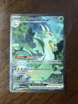 Pokemon TCG Serperior EX 156/086 Full Art Ultra Rare, Black Bolt - Image 1