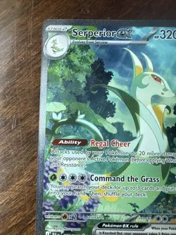 Pokemon TCG Serperior EX 156/086 Full Art Ultra Rare, Black Bolt - Image 4
