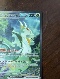 Pokemon TCG Serperior EX 156/086 Full Art Ultra Rare, Black Bolt - Image 5