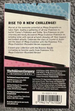 Pokemon Mega Evolution Ascended Heroes Booster Bundle Box - Image 2