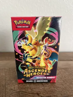 Pokemon TCG Mega Evolution—Ascended Heroes Booster Bundle 6 Packs - Image 1