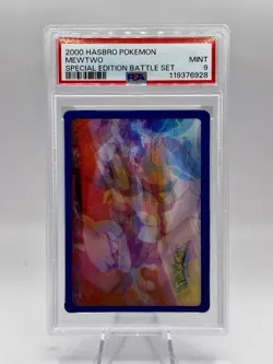 Mewtwo Lenticular 3D Special Edition Promo 2000 Hasbro Pokemon PSA 9 POP 6 - Image 1