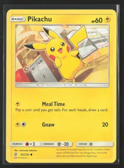 Pikachu 55/236 Common Unified Minds Pokemon Near Mint - Image 1