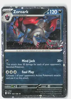 Zoroark 062/086 Holo Rare White Flare Pokemon Near Mint - Image 1