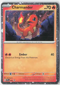 Charmander (Cosmos Holo) 047 Holo Promo Scarlet & Violet Promo Pokemon Near Mint - Image 1