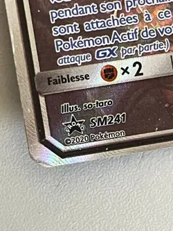 Carte Pokemon : Noctali et Darkrai GX SM241 Promo Soleil & Lune Francaise - Image 2