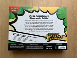 Pokemon Ascended Heroes Mega ex Box Mega Meganium SEALED - Image 2