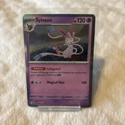 Sylveon 040/131 Rare Prismatic Evolutions Pokemon Holo Near Mint - Image 1