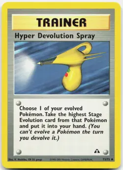 Pokemon TCG Hyper Devolution Spray Neo Discovery Uncommon 73/75 Unlimited - Image 1