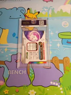 PRIVATE LISTING 2004 Japan Pokemon Zukan Mew Holo FRLG & 2000 Movie Entei PSA - Image 2