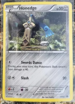 Pokemon Black Star Promo Honedge XY12 NM or better - Image 1