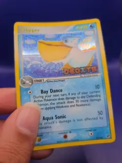 Pokemon TCG Pelipper EX Deoxys 21/107 Reverse Holo Rare Stamped 2005 Nintendo - Image 2