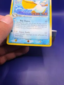 Pokemon TCG Pelipper EX Deoxys 21/107 Reverse Holo Rare Stamped 2005 Nintendo - Image 3