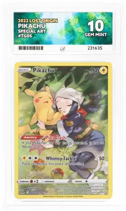 Pokemon Pikachu TG05/TG30 Lost Origin Trainer Gallery Illustration Rare ACE 10 - Image 3