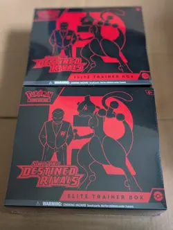 Pokemon TCG - Destined Rivals Elite Trainer Box ETB - Lot of 2 - Factory Sealed! - Image 1