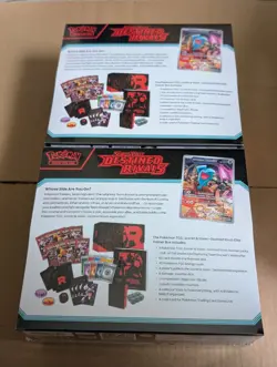 Pokemon TCG - Destined Rivals Elite Trainer Box ETB - Lot of 2 - Factory Sealed! - Image 2