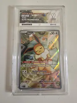 Pokemon TCG Ace 9 Eevee 173 Black Star Promo- ETB Promo. - Image 1