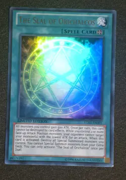 Yu-Gi-Oh TCG the Seal of Orichalcos LC03-EN001 Ultra Limited Edition NM - Image 1