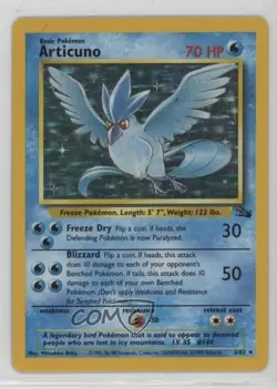 Articuno Holo Pokemon Fossil #2 1999 - Image 1