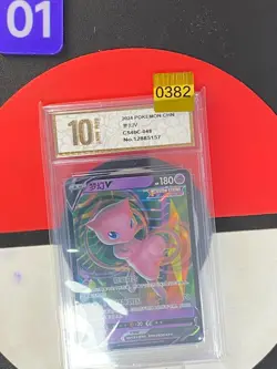 Pokemon TCG Mew V 048/132 CS4bC Fusion Strike Ultra Rare S-Chinese Grade10 - Image 1