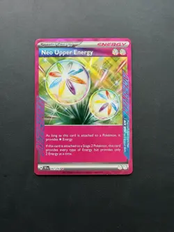 Pokemon Neo Upper Energy 162/162 SV05: Temporal Forces Ace SPEC rare. Near Mint. - Image 1