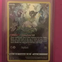 Pokemon TCG Mew GG10/GG70 Holo Crown Zenith Ultra Rare Full Art - Image 1