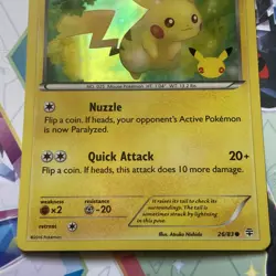 Pokemon TCG - Pikachu - 20th Anniversary 026/083 HOLO | NM - Image 2
