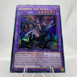Yugioh Azamina Ilia Silvia 25LP-EN010 Ultra Rare with Stamp NM - Image 3