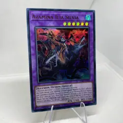 Yugioh Azamina Ilia Silvia 25LP-EN010 Ultra Rare with Stamp NM - Image 5