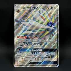 Pokemon Solgaleo GX 143/149 NM Full Art Ultra Rare Sun & Moon - Image 1