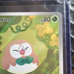 POKEMON TCG - ROWLET- 090/088 - ILLUSTRATION RARE- PERFECT ORDER - FULL ART - Image 3