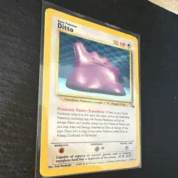Pokemon Ditto Holo Rare 3/62 Fossil 1999 - Image 3