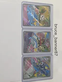 Pokemon TCG First Partner Illustration Collection Series 1 Alola Gen 7 Starters - Image 1