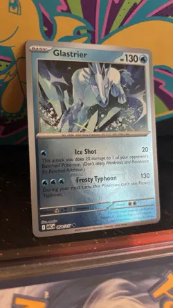 Glastrier 054/217 ASC: Friend Ball Reverse Holo Pokemon TCG NM - Image 2