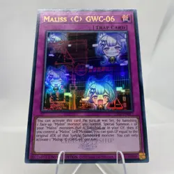Yugioh Maliss C GWC-06 25LP-EN017 Ultra Rare with Stamp NM - Image 3