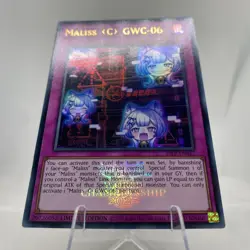Yugioh Maliss C GWC-06 25LP-EN017 Ultra Rare with Stamp NM - Image 4