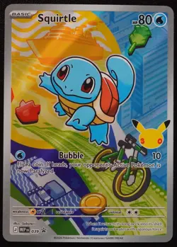 Squirtle MEP 039 - Pokemon First Partner 30th Anniversary Black Star Promo - Image 1