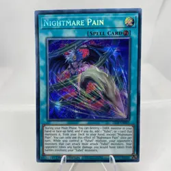 Yugioh Nightmare Pain 25LP-EN005 Secret Rare Near Mint - Image 1