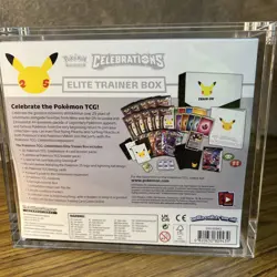 Pokemon TCG: 25th Anniversary Celebrations Elite Trainer Box (2021) W/ Acrylic 820650809439 - Image 3