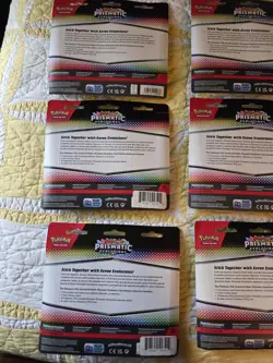 Pokemon Lot Of 21 Prismatic Evolutions Tech Sticker Collection - Image 3
