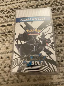 Pokemon TCG Black Bolt Booster Bundle Display Case Factory Sealed in a Case - Image 1