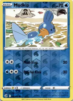 MUDKIP 062/264 C FUSION STRIKE POKEMON REVERSE HOLO MP - Image 1