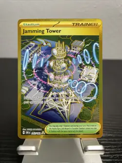 Pokemon TCG Jamming Tower 243/182 Sv10: Destined Rivals Mega Hyper Rare Holo - Image 1
