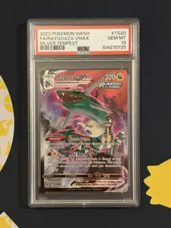 Pokemon Silver Tempest Rayquaza VMax TG20/TG30 PSA 10 Gem Mint - Image 1