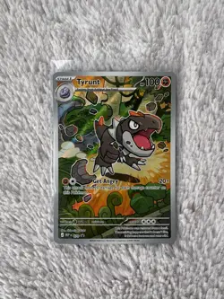 Pokemon TCG Tyrunt Illustration Rare Black Star Promo Perfect Order - Image 1