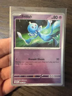 Pokemon TCG Frillish 44/96 Master Ball Pattern White Flare - Image 1