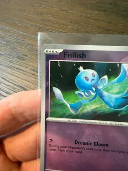 Pokemon TCG Frillish 44/96 Master Ball Pattern White Flare - Image 3
